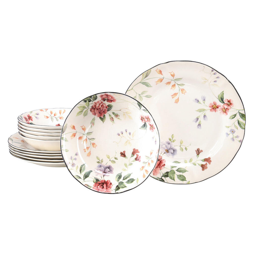 Creatable JEDÁLENSKÝ SERVIS Priscilla Bunt 12-dielne