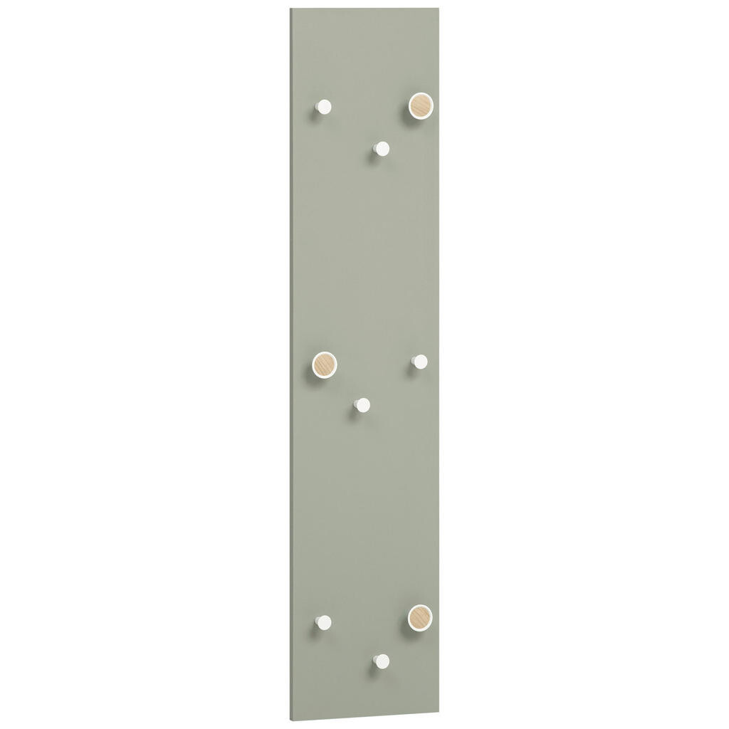 MID.YOU VEŠIAKOVÝ PANEL, šalviovozelená, 24,5/109/2,6 cm