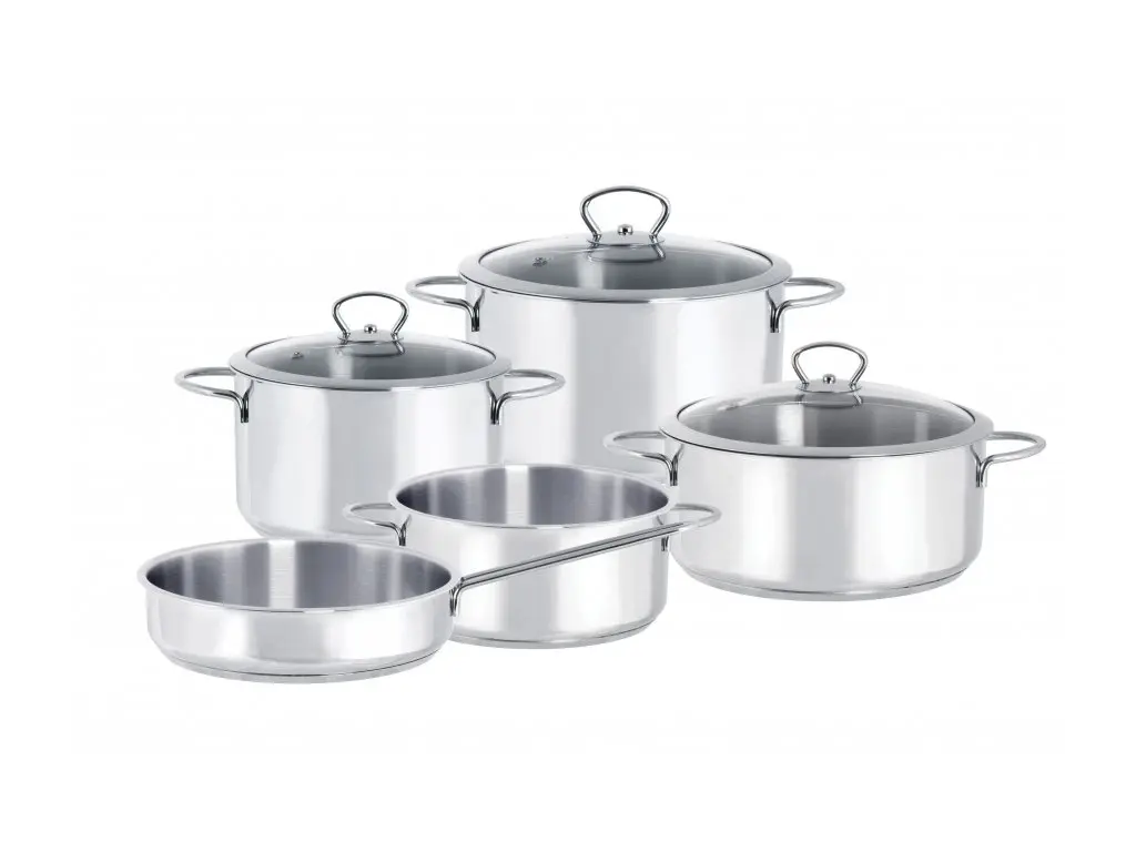 METALAC KULINARIA Sada nerezového riadu (2 x hrniec, 2 x kastról, 1 x panvica)