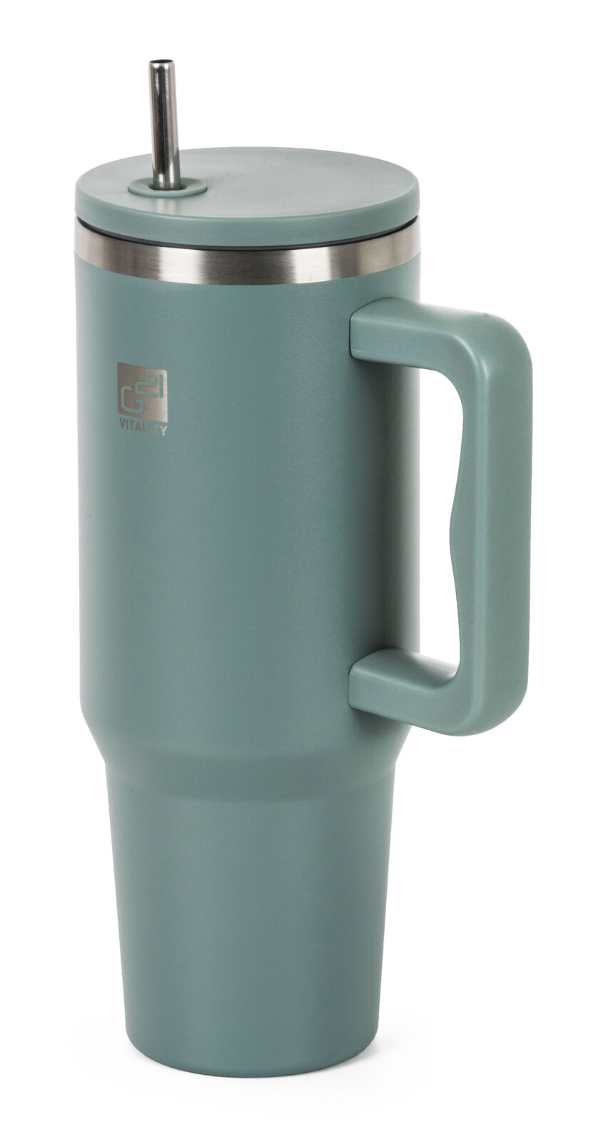 G21 Termohrnek FlowCup eukalyptovo zelený 1200 ml