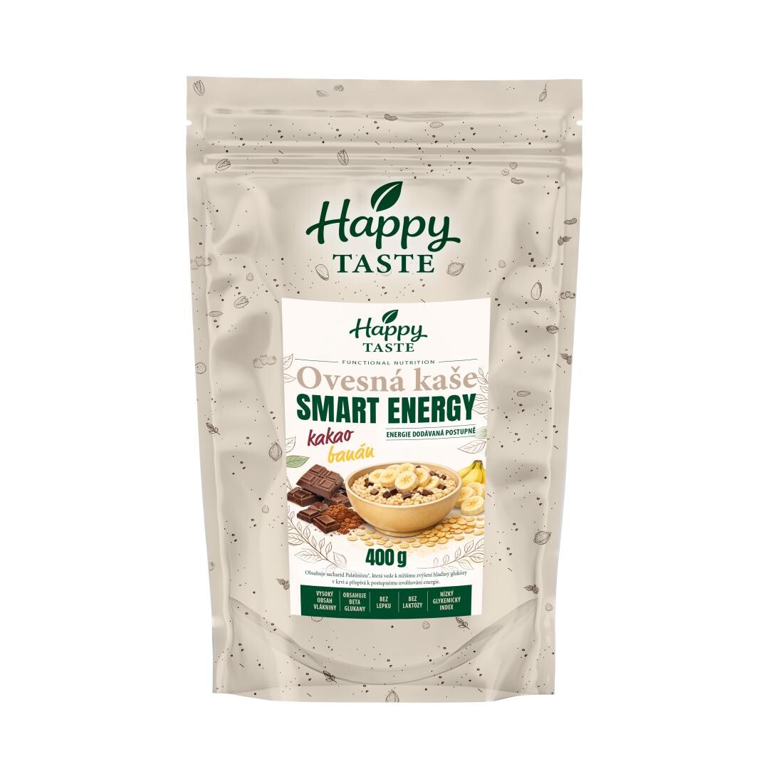BEZVA MÜSLI Ovsená kaša Smart Energy kakao-banán 400 g