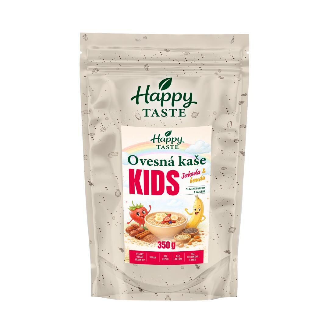 BEZVA MÜSLI Ovsená kaša KIDS jahoda a banán 350 g