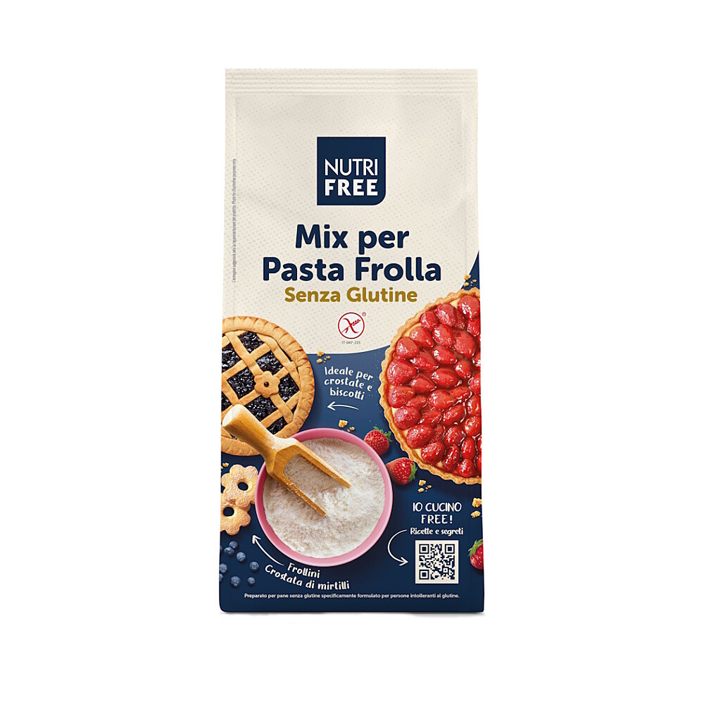 NUTRIFREE Mix per Pasta Frolla bezlepková zmes na pečenie 1 kg