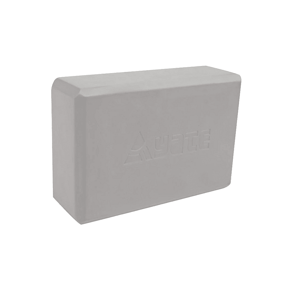 YATE Yoga block šedý