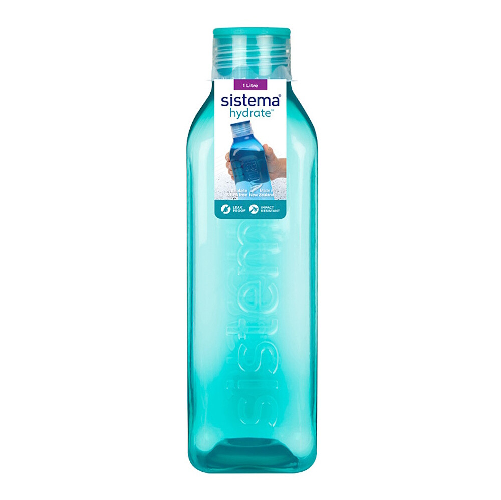 SISTEMA Hydrate fľaša square skrutkovacia zelená 1000 ml