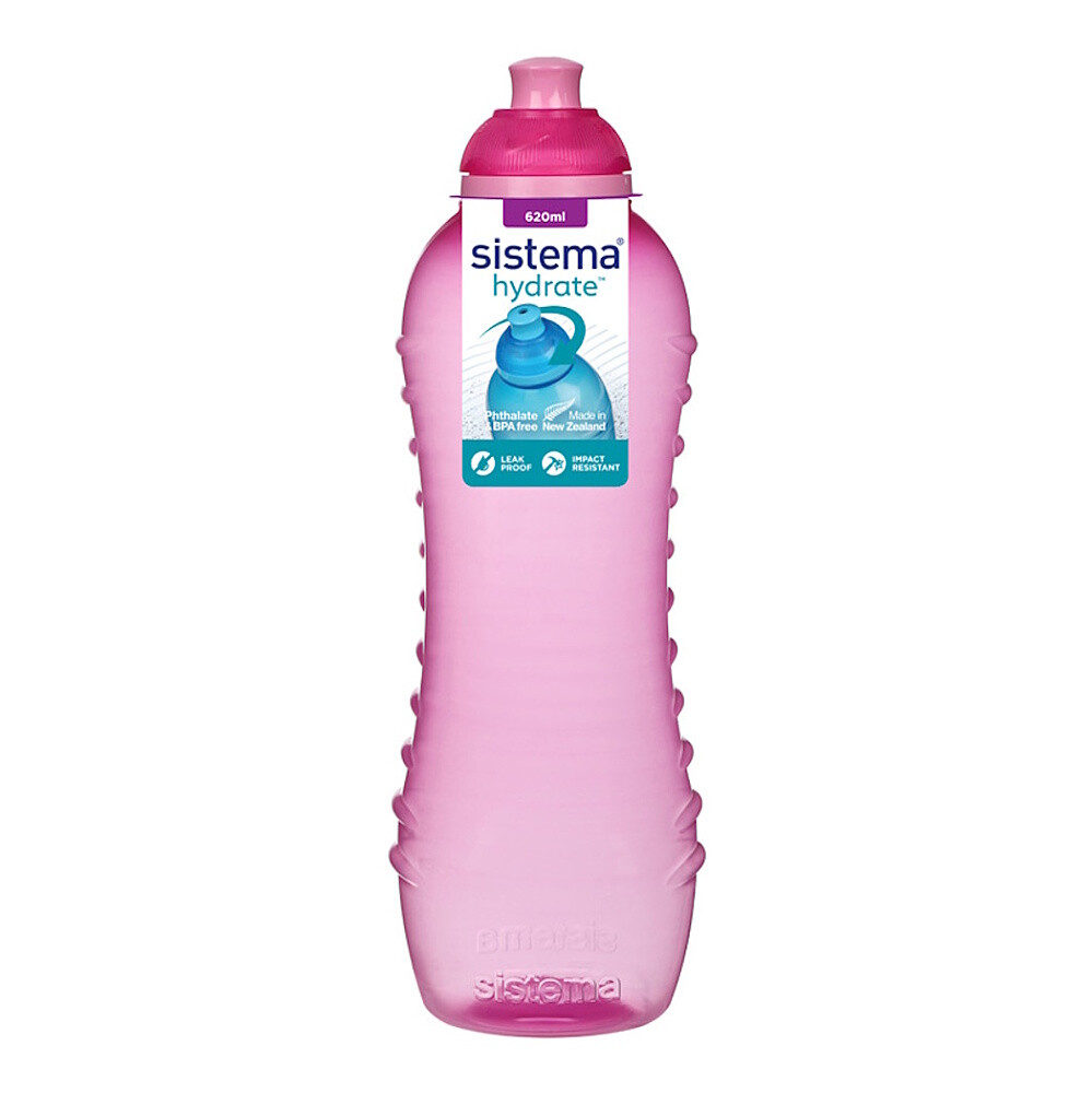 SISTEMA Hydrate fľaša squeeze twist‘n’sip ružová 620 ml