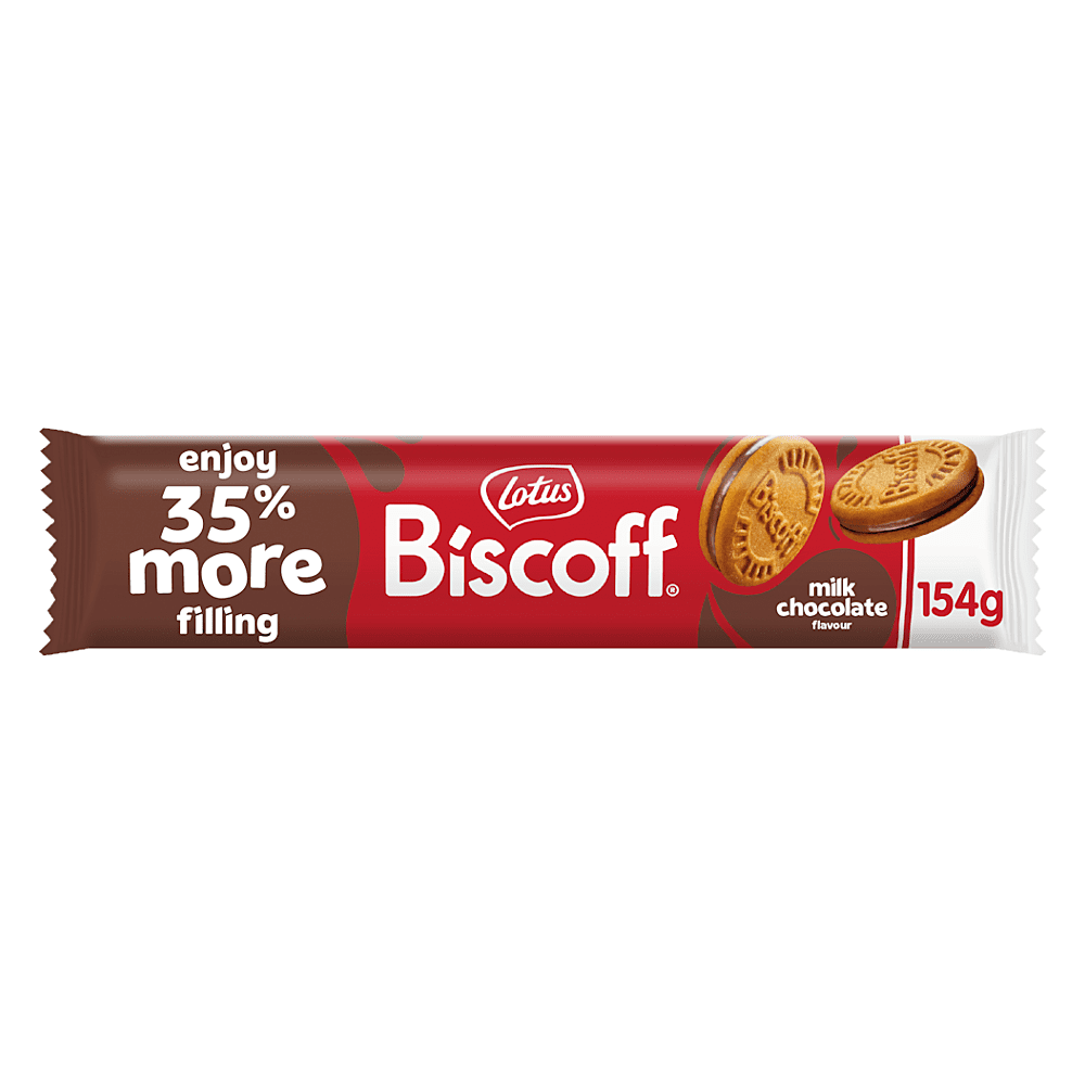 BISCOFF Sušienky plnené krémom s čokoládovou príchuťou 154 g