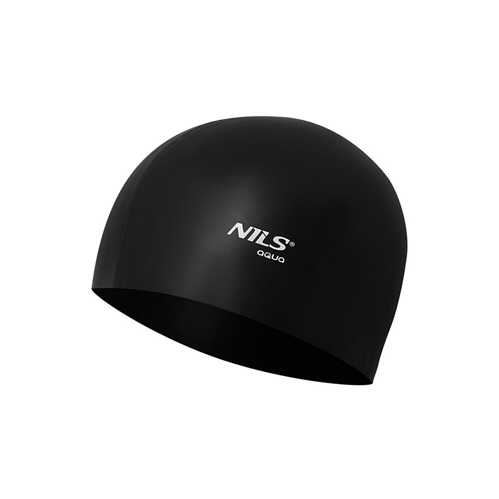 NILS Aqua nqc BK01 silikónová čiapka čierna