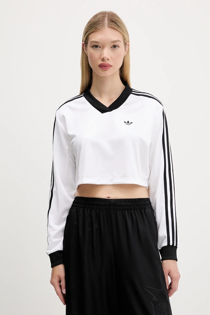 adidas Originals Tričko s dlhým rukávom adidas Originals Jacquard Ls Top