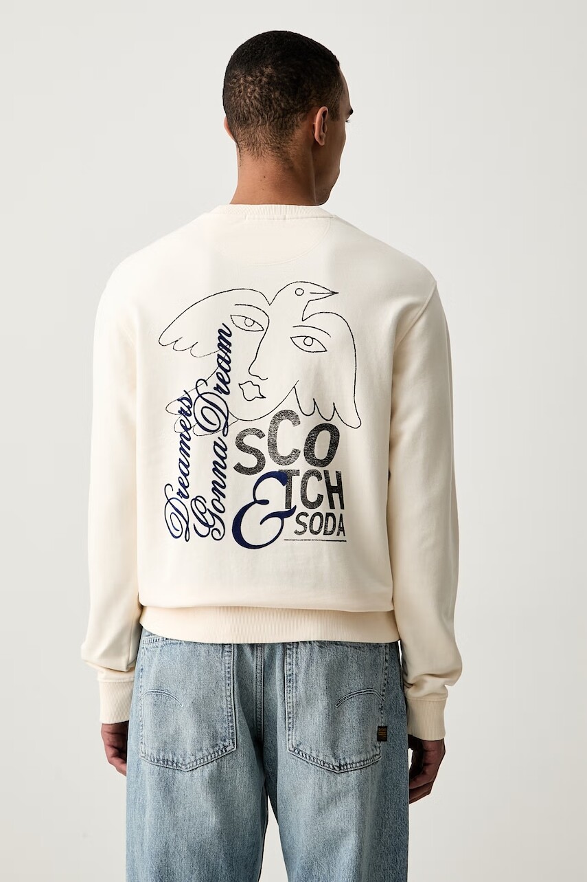 Scotch & Soda mikina pánska bavlnená