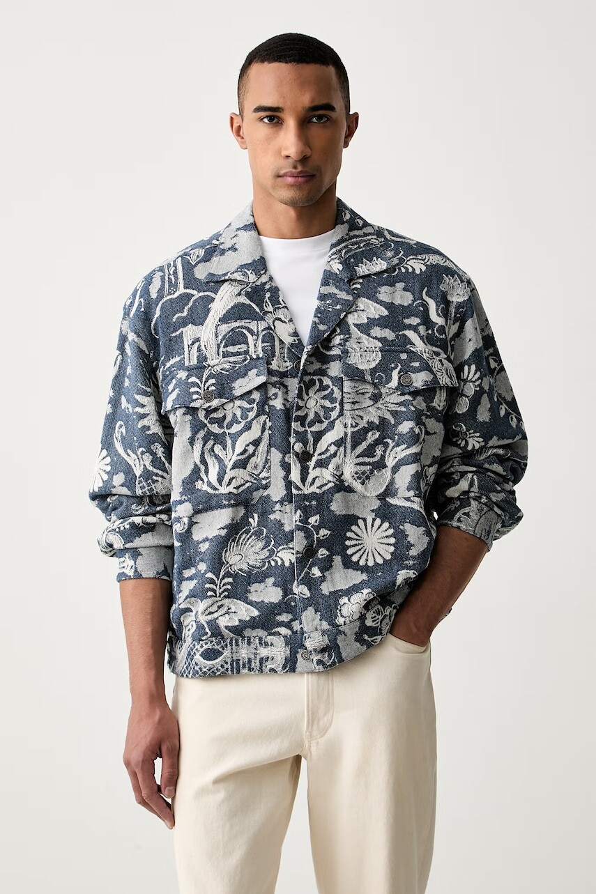 Scotch & Soda krátka bunda pánska bavlnená