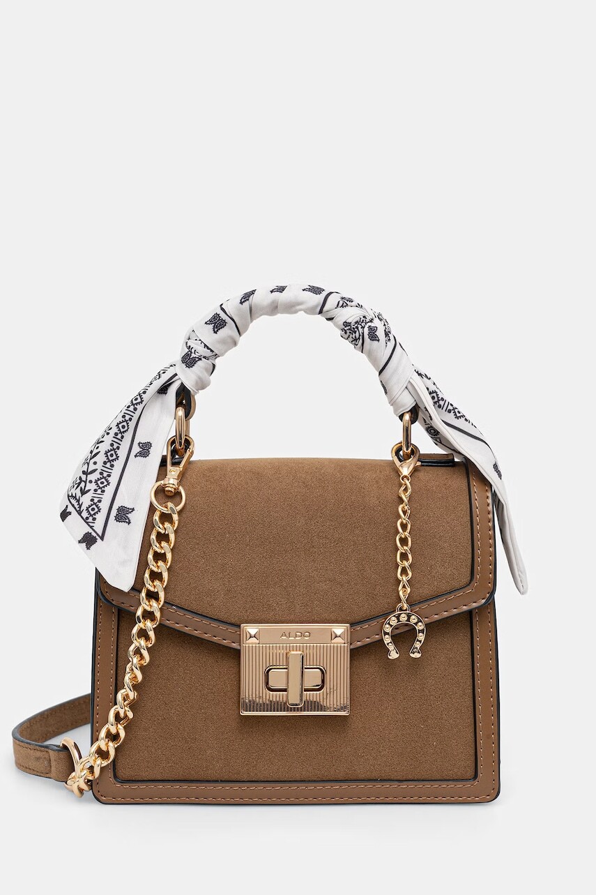 Aldo crossbody kabelka dámska z imitácie semišu CALOBAREL