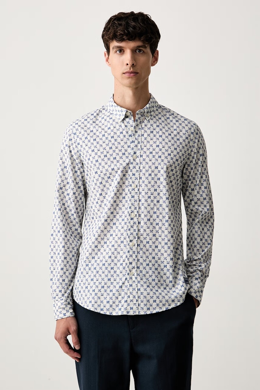 Scotch & Soda košeľa pánska bavlnená