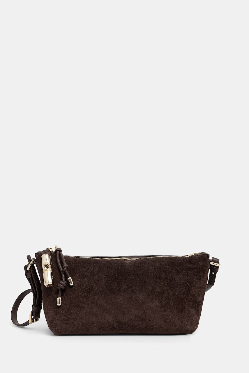 Furla crossbody kabelka dámska semišová