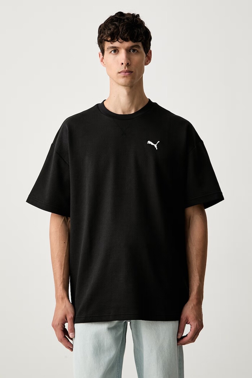 Puma tričko pánske s bavlnou Essentials Elevated