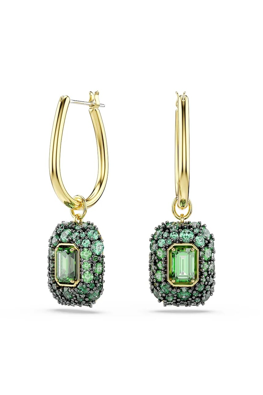 Swarovski náušnice dámske pozlátené so zirkónom SUBLIMA