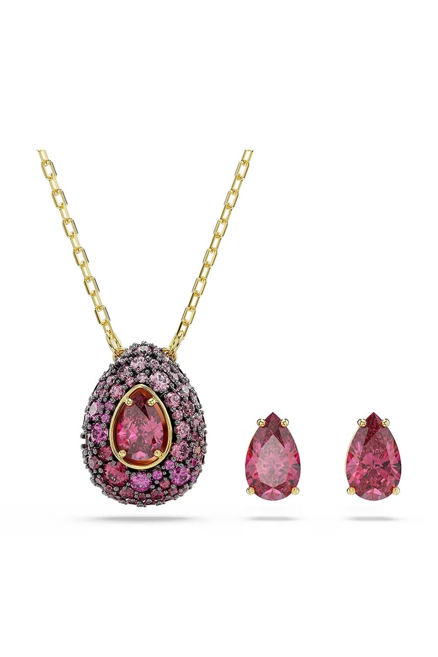 Swarovski sada šperkov dámska pozlátená so zirkónom SUBLIMA 3-pak