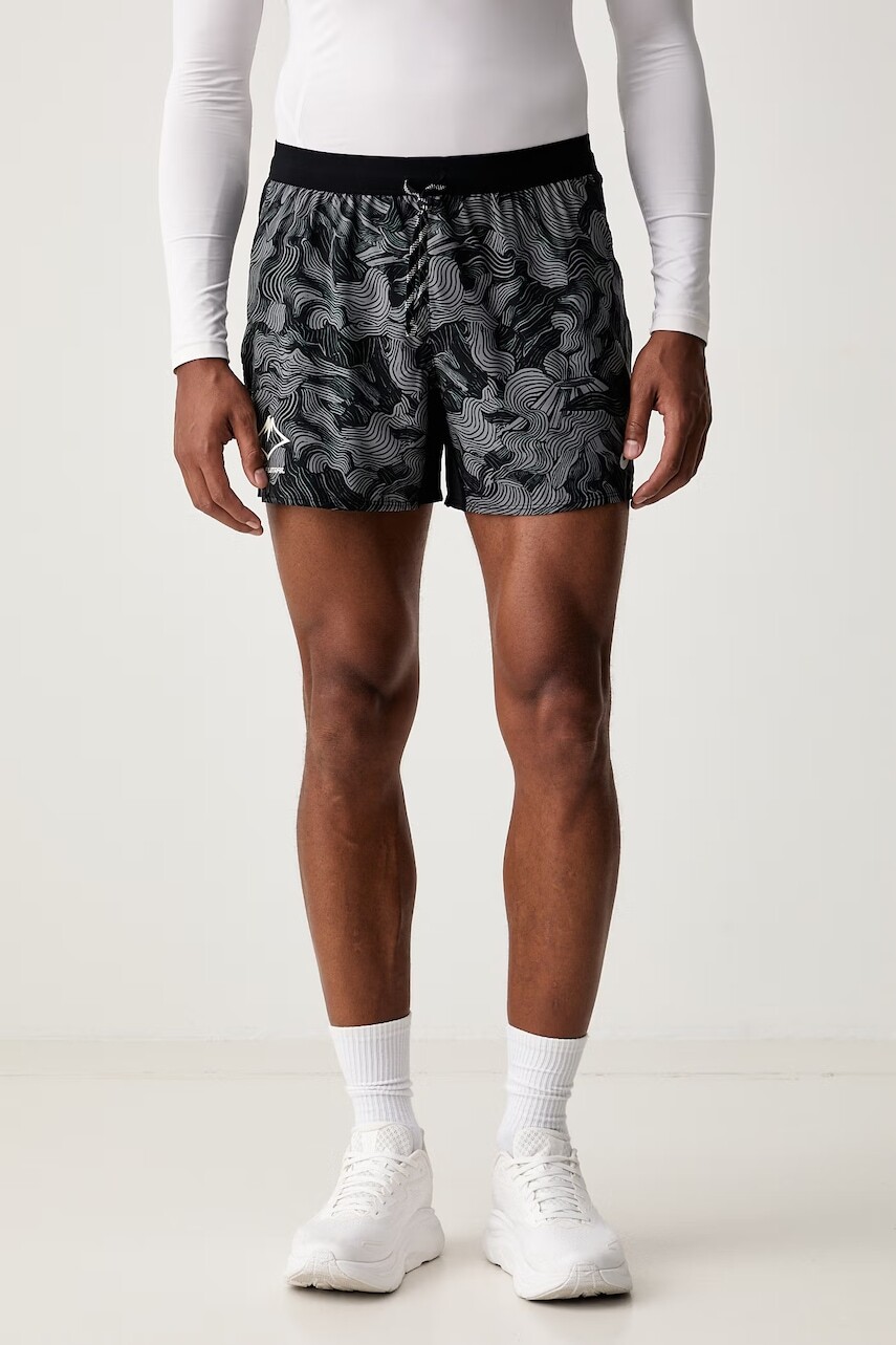 Asics športové šortky pánske FUJITRAIL ALL OVER PRINT 5IN SHORT
