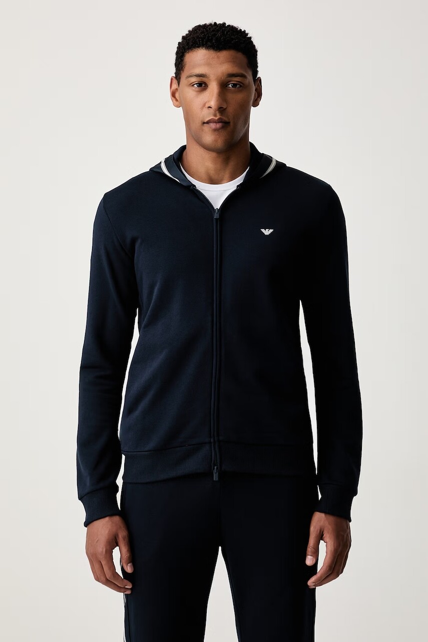 Emporio Armani Underwear mikina lounge pánska s bavlnou