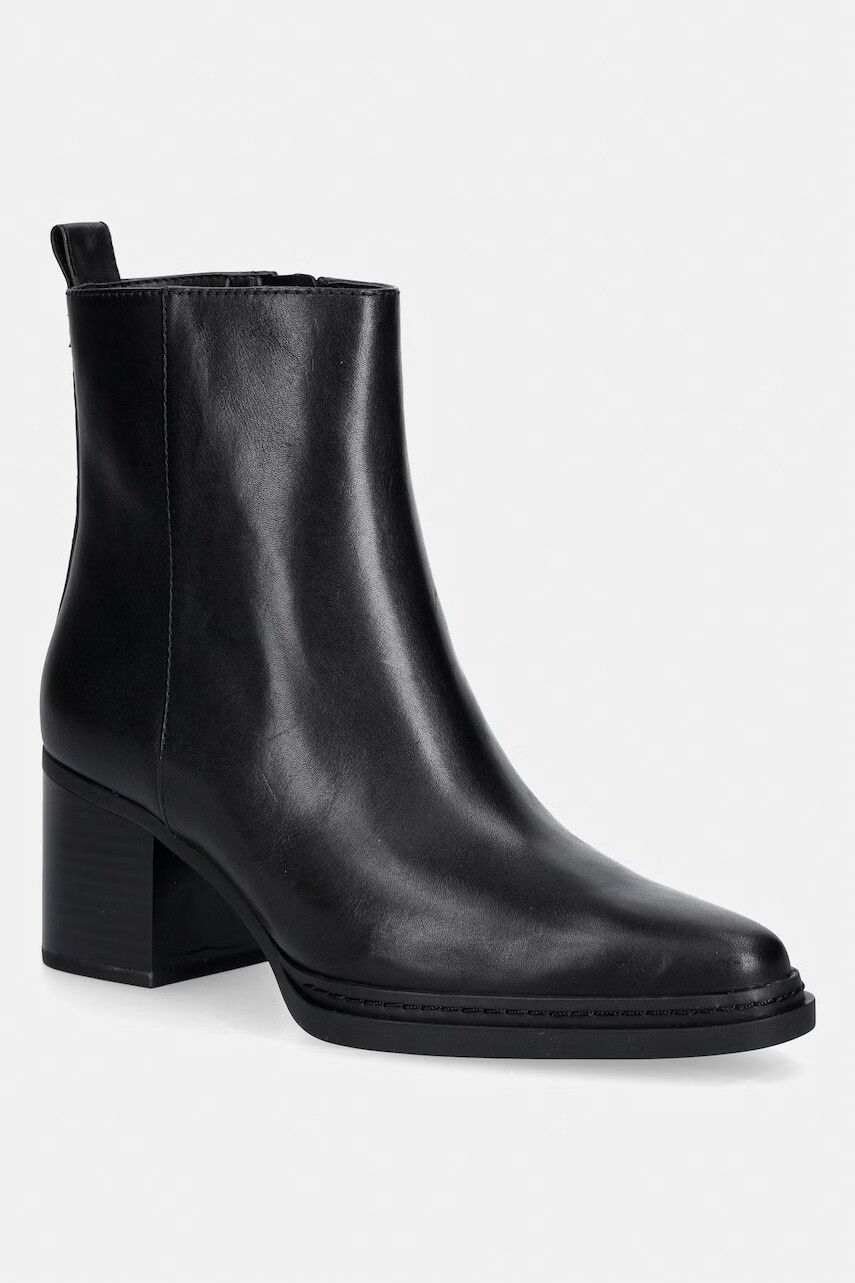 MICHAEL Michael Kors členkové čižmy na podpätku dámske kožené Lex Bootie