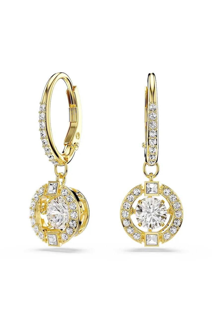 Swarovski náušnice dámske pozlátené zirkónové UNA