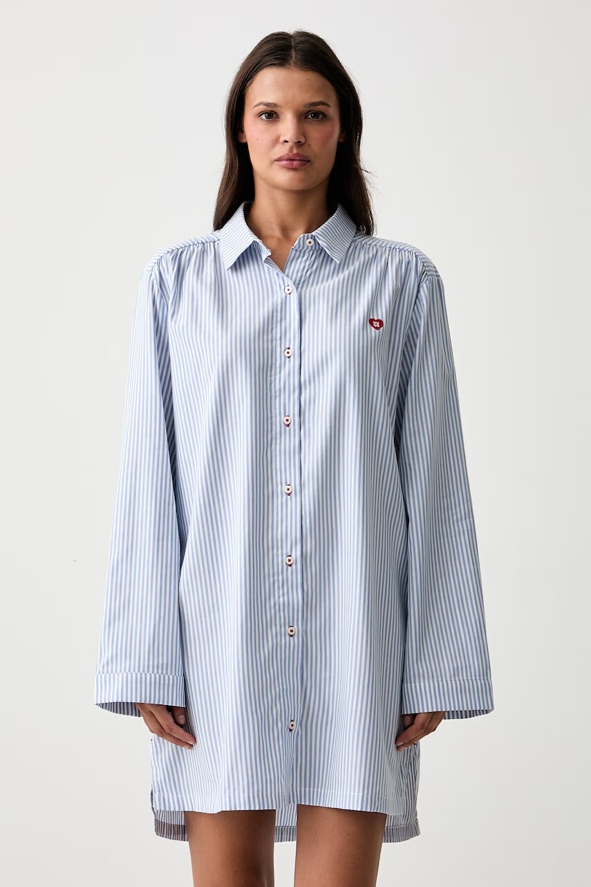 HUGO nočná košieľka dámska s viskózou DREEM NIGHTY