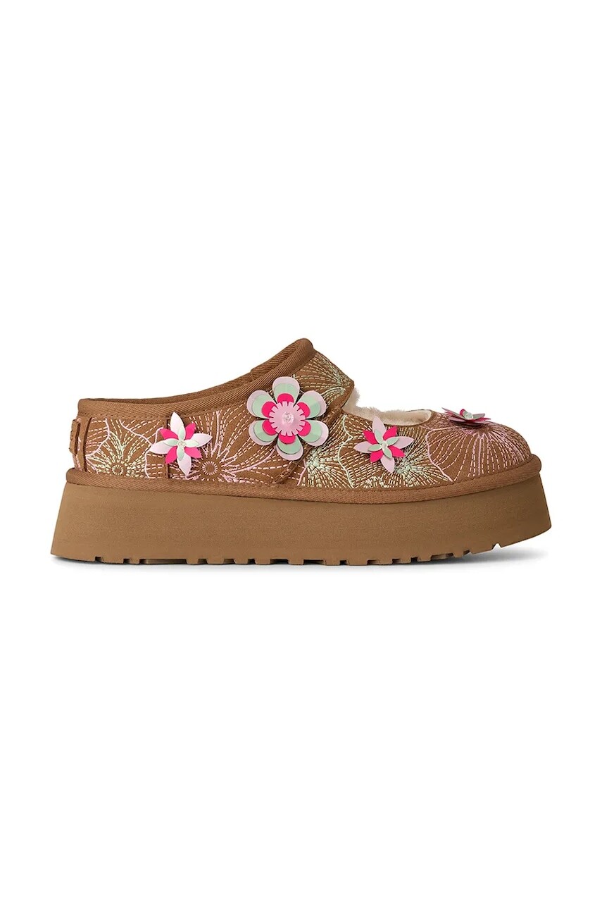 UGG Semišové baleríny UGG W Bea Mary Jane Meadow