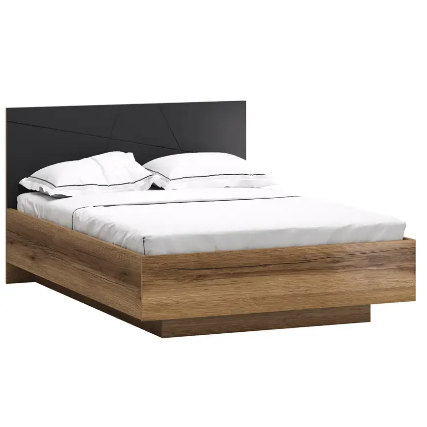Posteľ 140 Orient Z Dub Delano/čierna