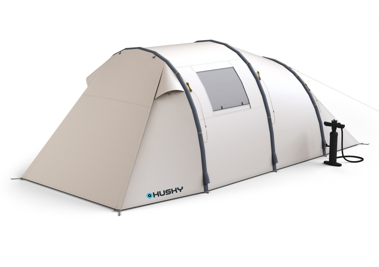 Husky Rodinný nafukovací stan pre 4 osoby Air Base 4 beige Veľkosť: OneSize
