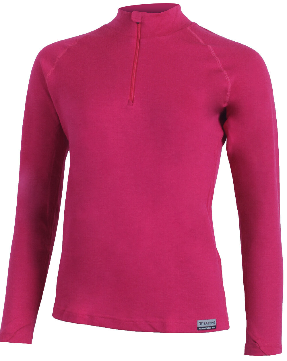 Lasting dámska merino mikina LAURA 4646 ružová Veľkosť: M
