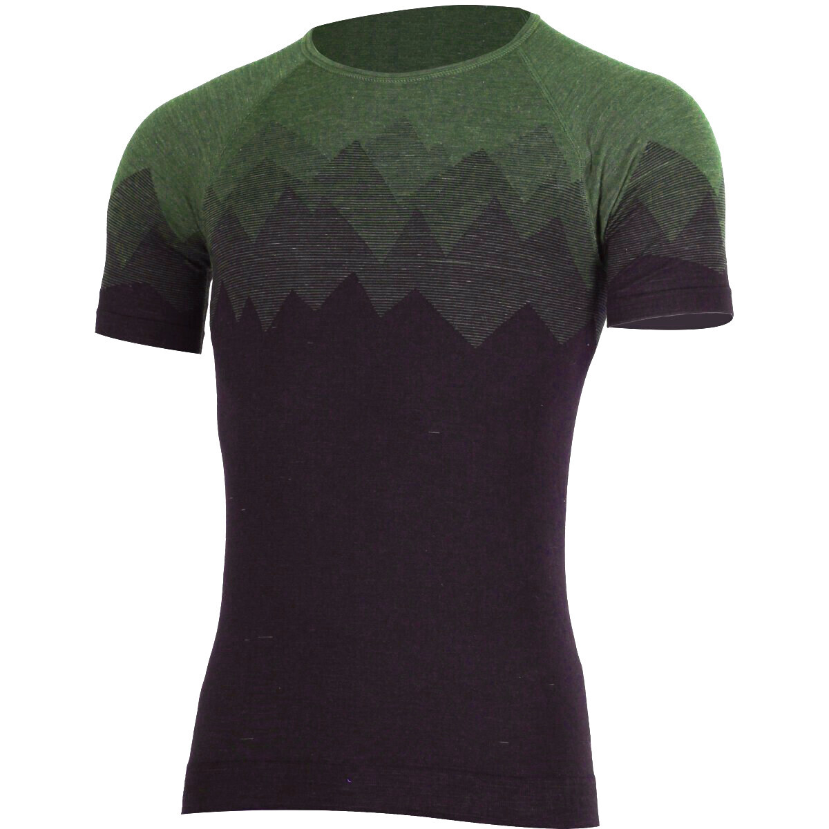Lasting pánske merino tričko WESOR 6168 zelené Veľkosť: L/XL