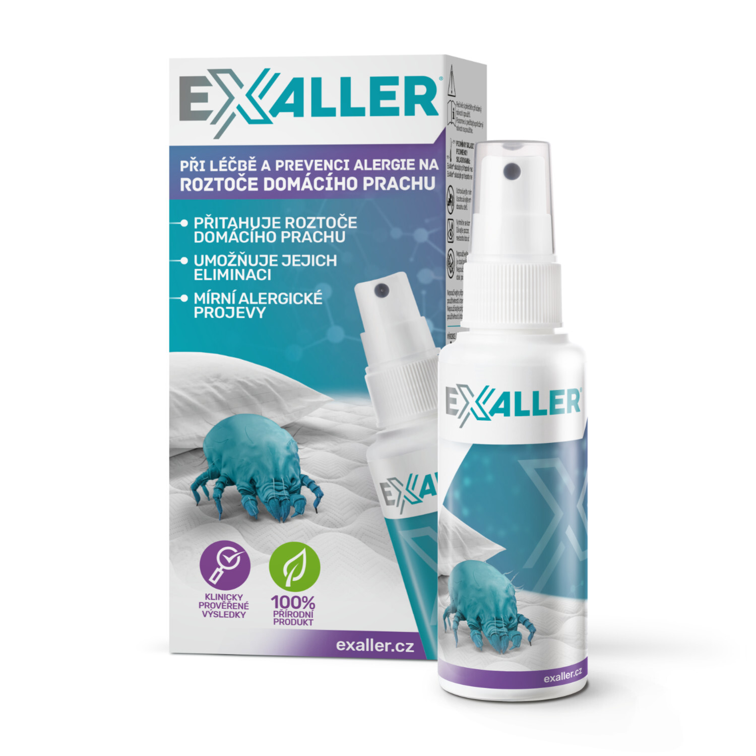 EXALLER sprej proti roztočům 75 ml