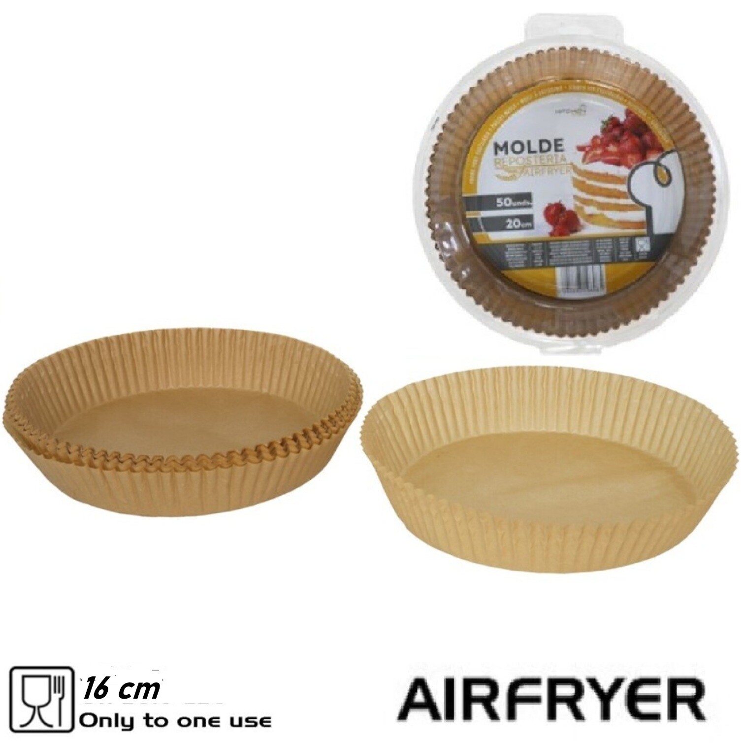 IGOTREND Papier do teplovzdušnej fritézy 16 cm 100 ks