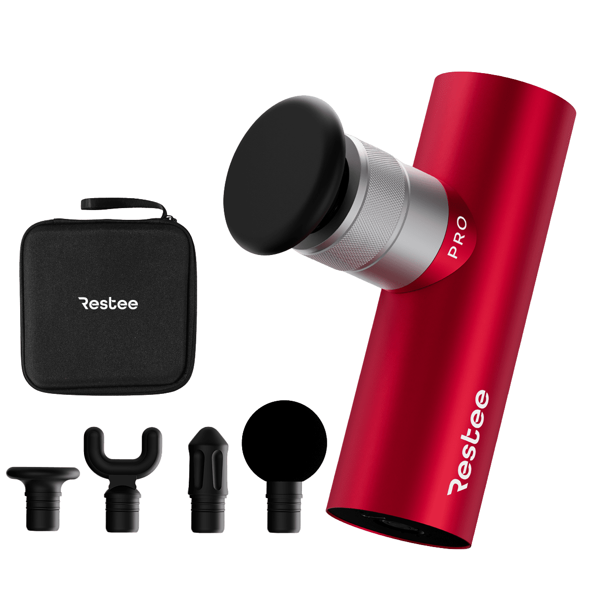 RESTEE PRO - Masážna pištoľ Red Sapphire