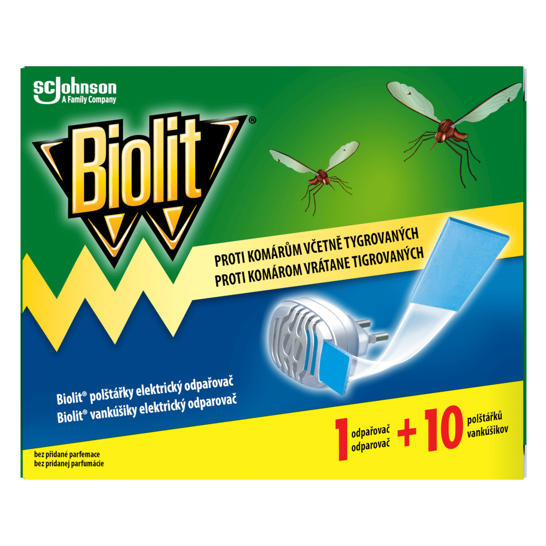 BIOLIT Elektrický odparovač so suchými náplňami 10 ks