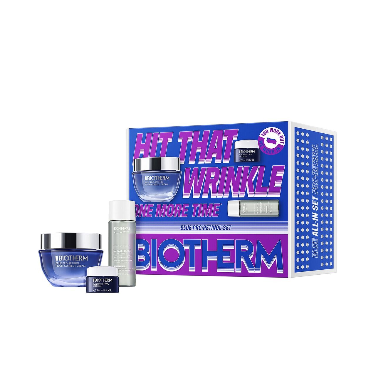 Biotherm Darčeková sada Hit That Wrinkle Blue All-in Set