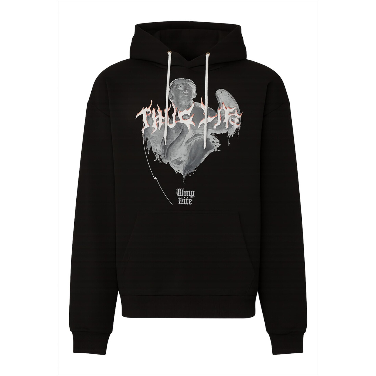 Mikina s kapucňou Thug Life Atmosphere Hoodies - čierna, XL
