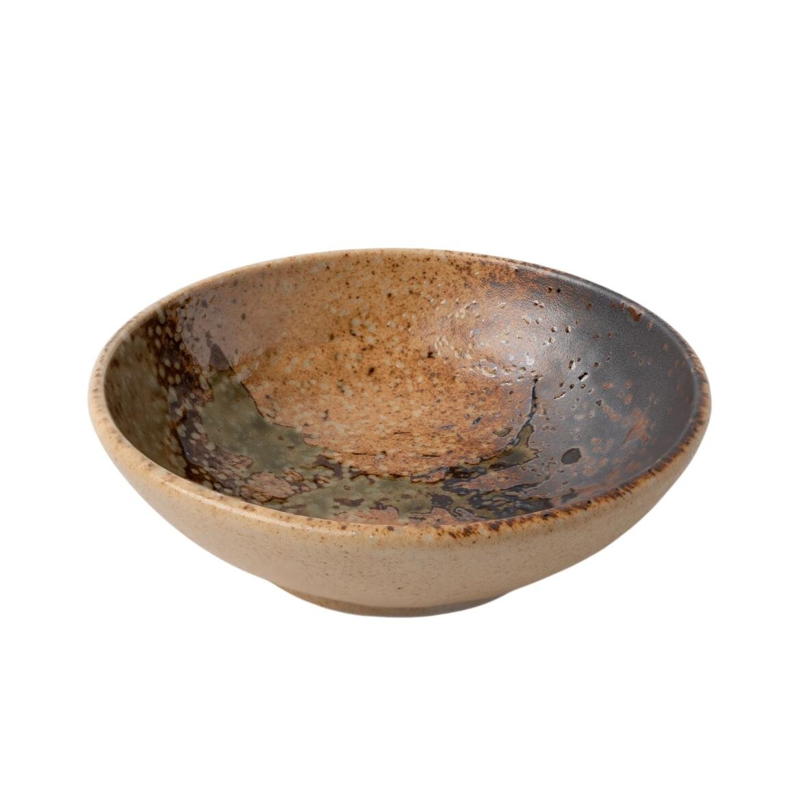 Jedálenská miska WABI SABI 15 cm, 300 ml, hnedá, keramika, MIJ