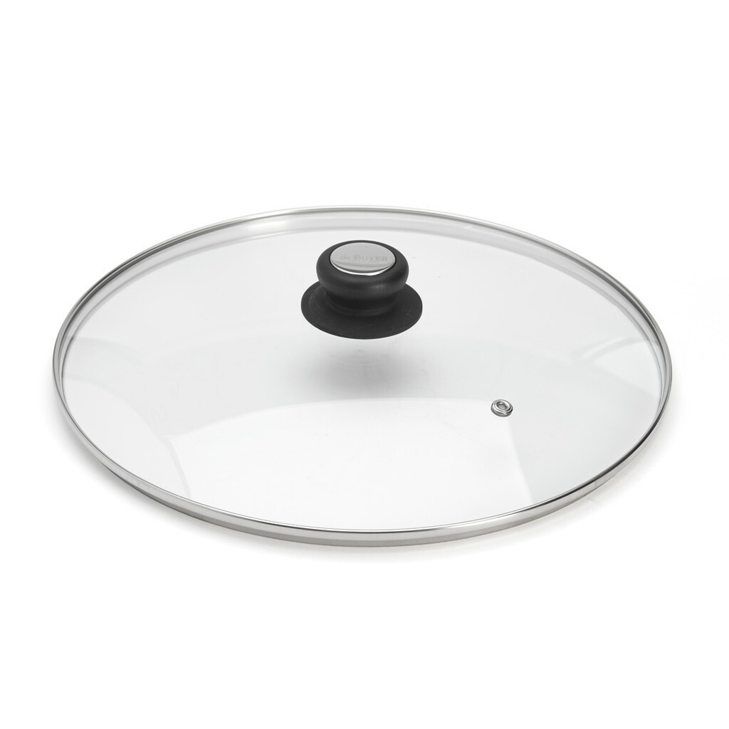 Pokrievka na hrniec 32 cm, sklo, bakelitový úchyt, de Buyer