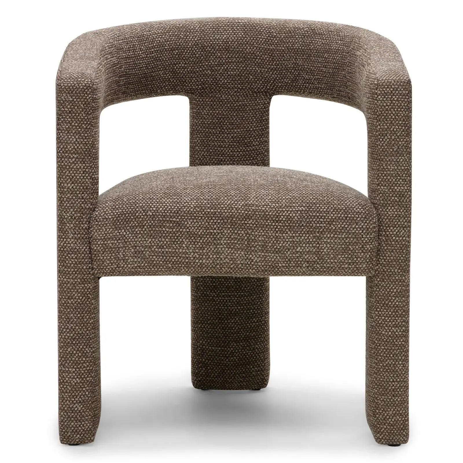 Designové křeslo Lory čokoládové/ecru
