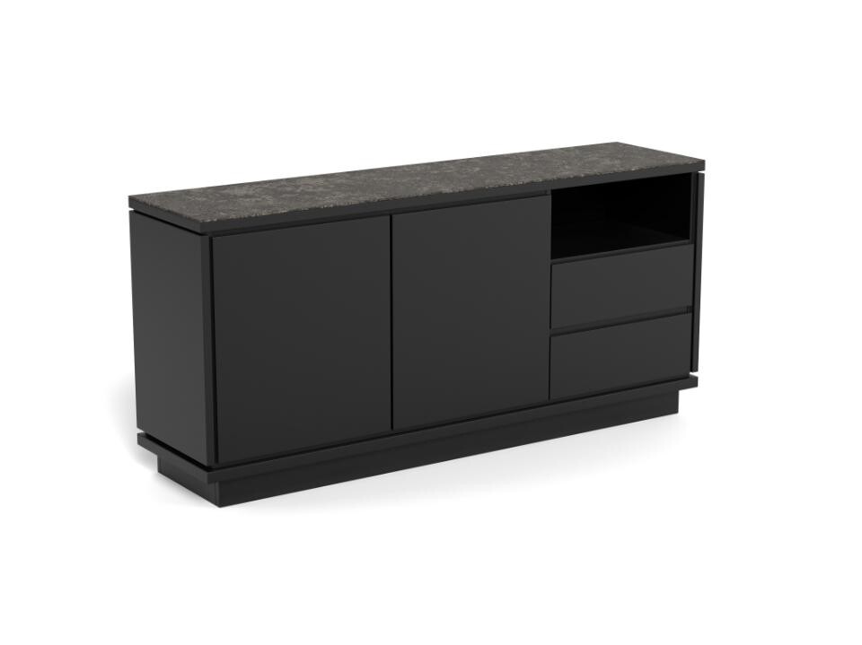 Komoda Tribeca 160 cm černá