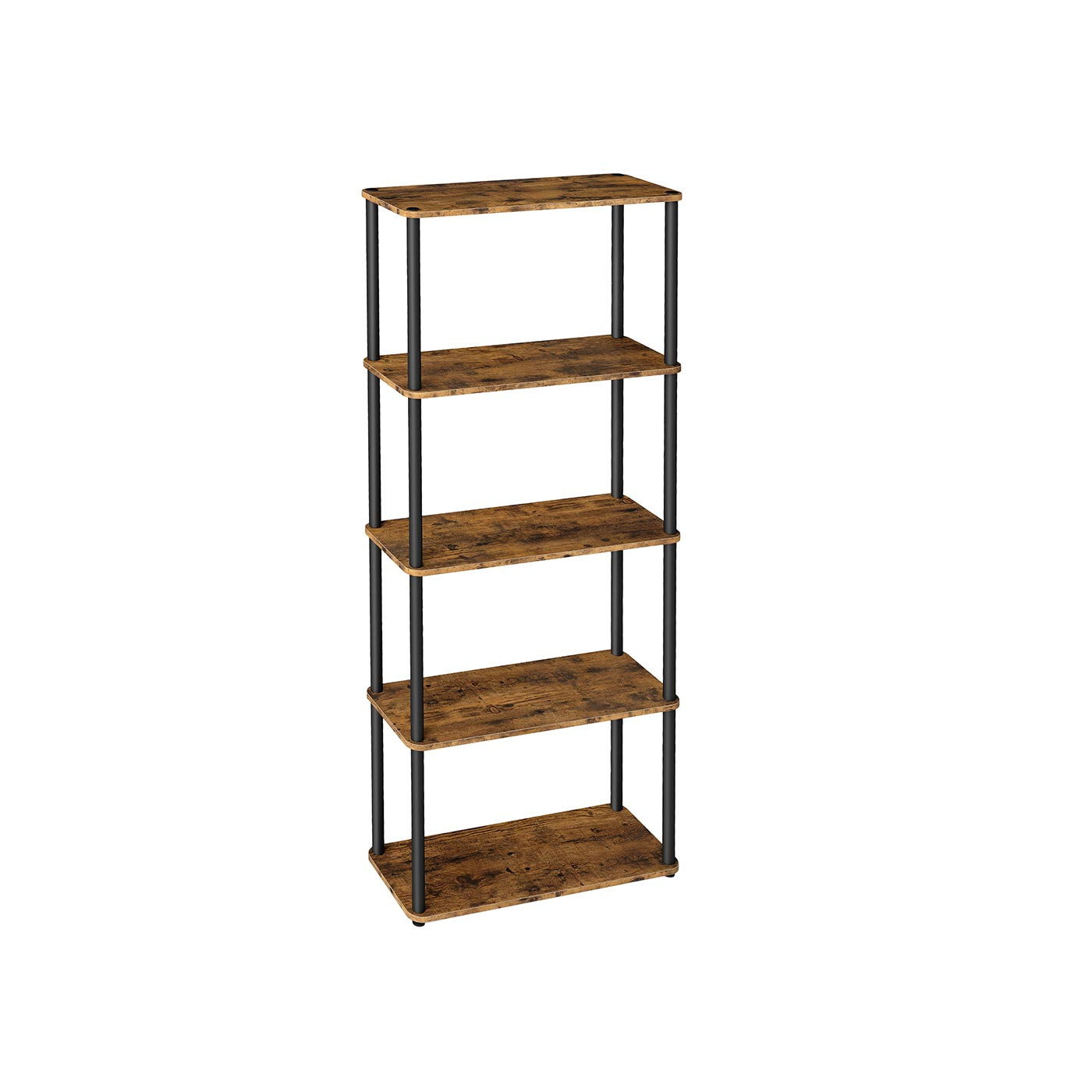 Regál Vasagle Pier 60 cm černý/hnědý