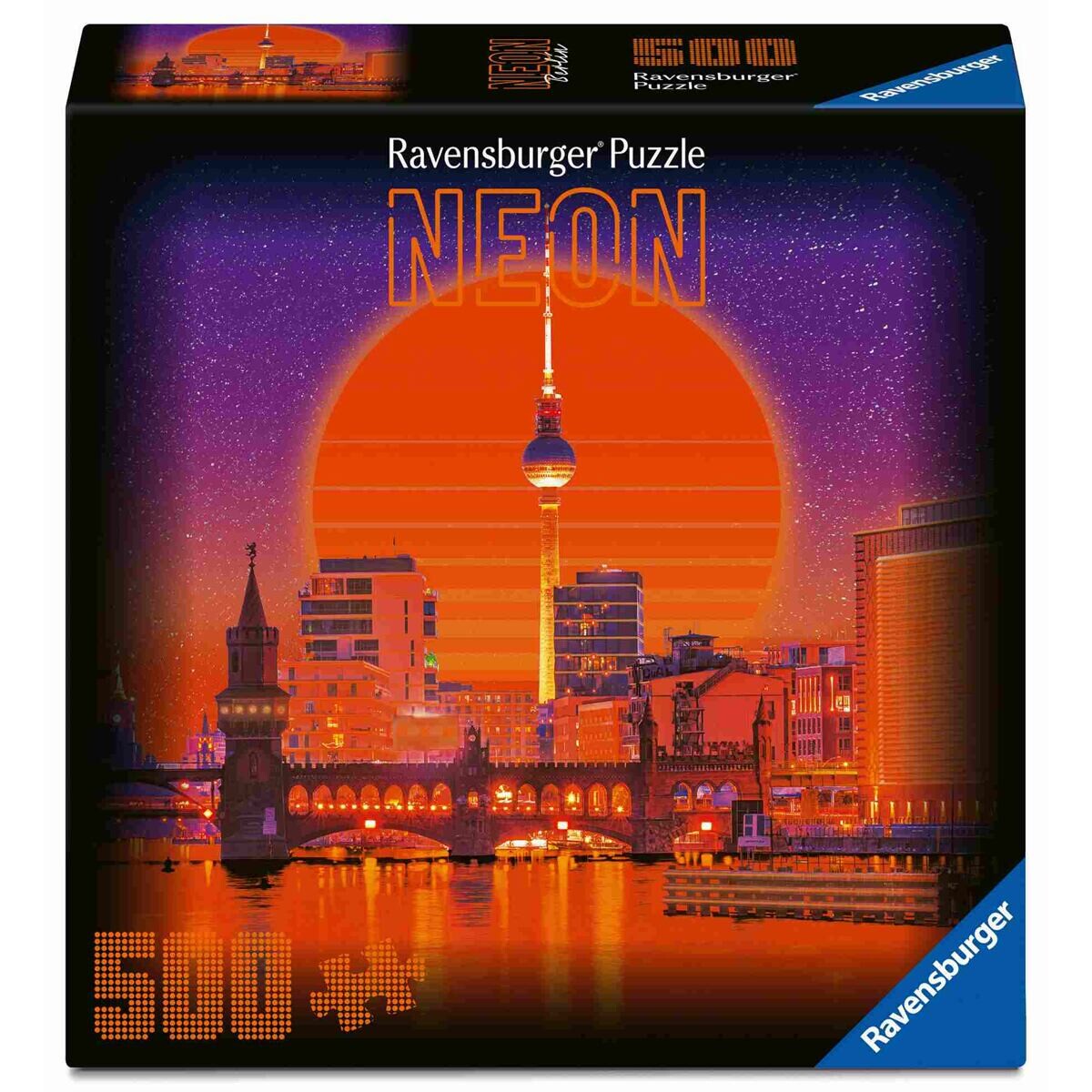 Ravensburger Neónová kolekcia: Berlín Puzzle 500 dielikov
