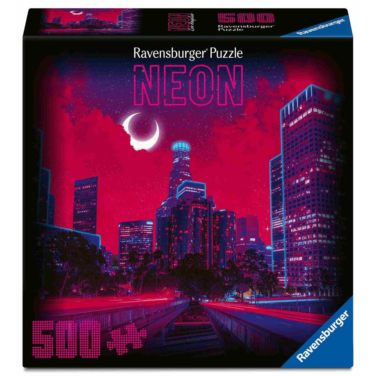 Ravensburger Neónová kolekcia: Las Vegas Puzzle 500 dielikov