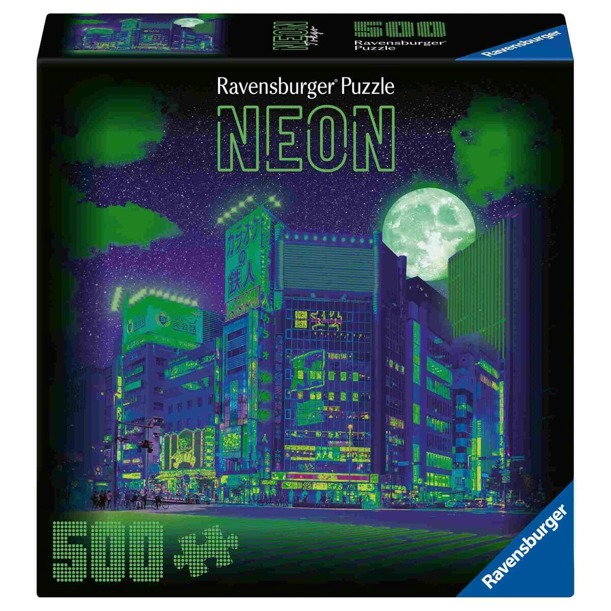 Ravensburger Neónová kolekcia: Tokio Puzzle 500 dielikov
