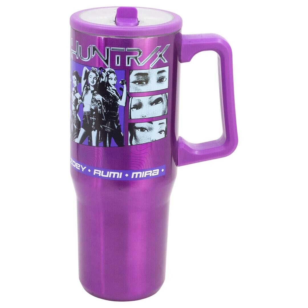 STOR KPop Demon Hunters XL nerezový termohrnček s náustkom 920 ml