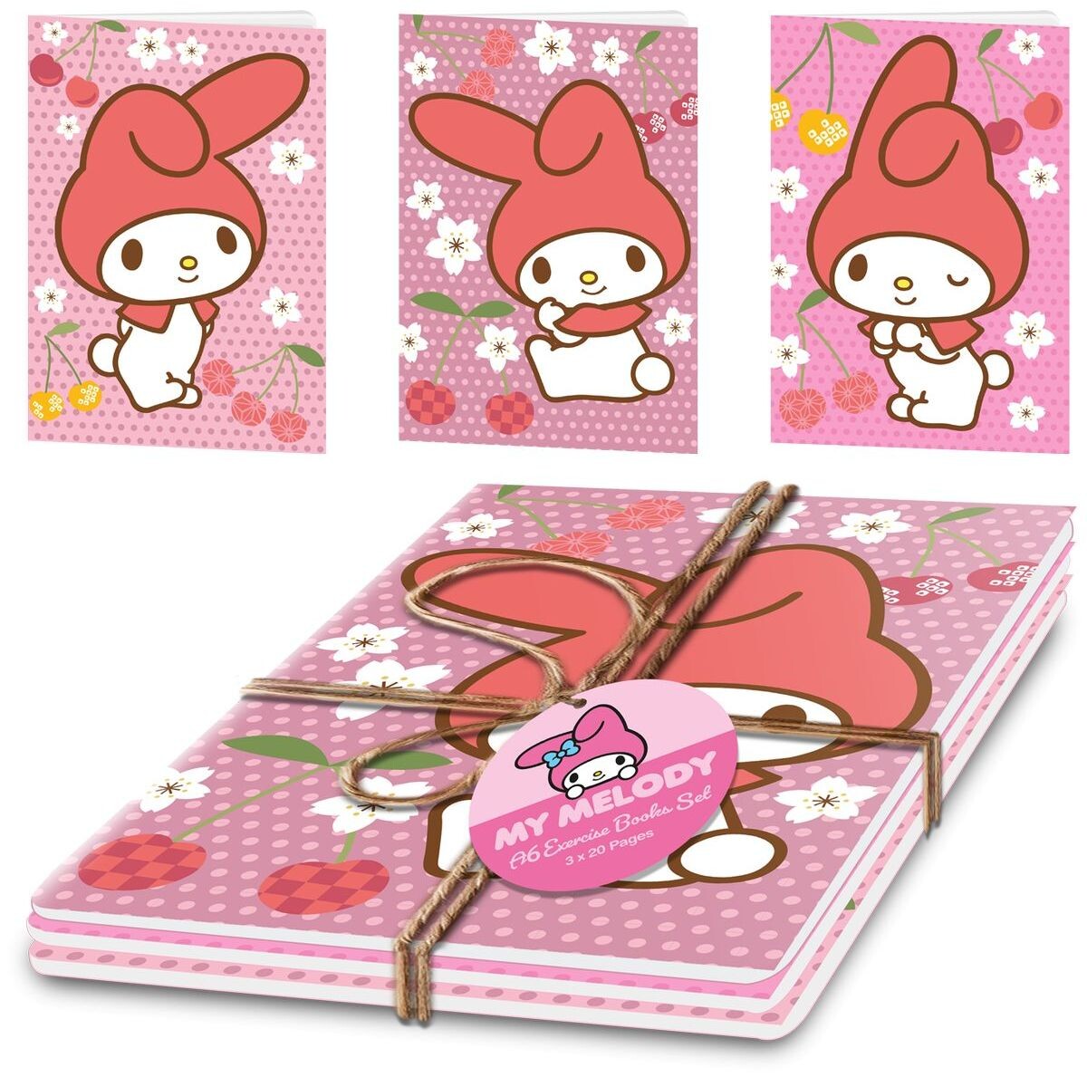 Pyramid International My Melody Set zošitov A5 3 ks