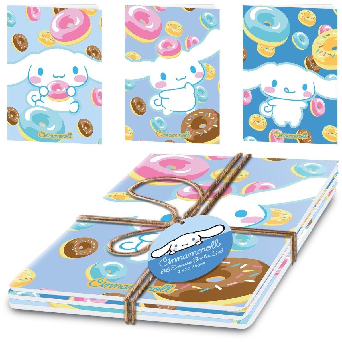 Pyramid International Cinnamoroll Set zošitov A5 3 ks