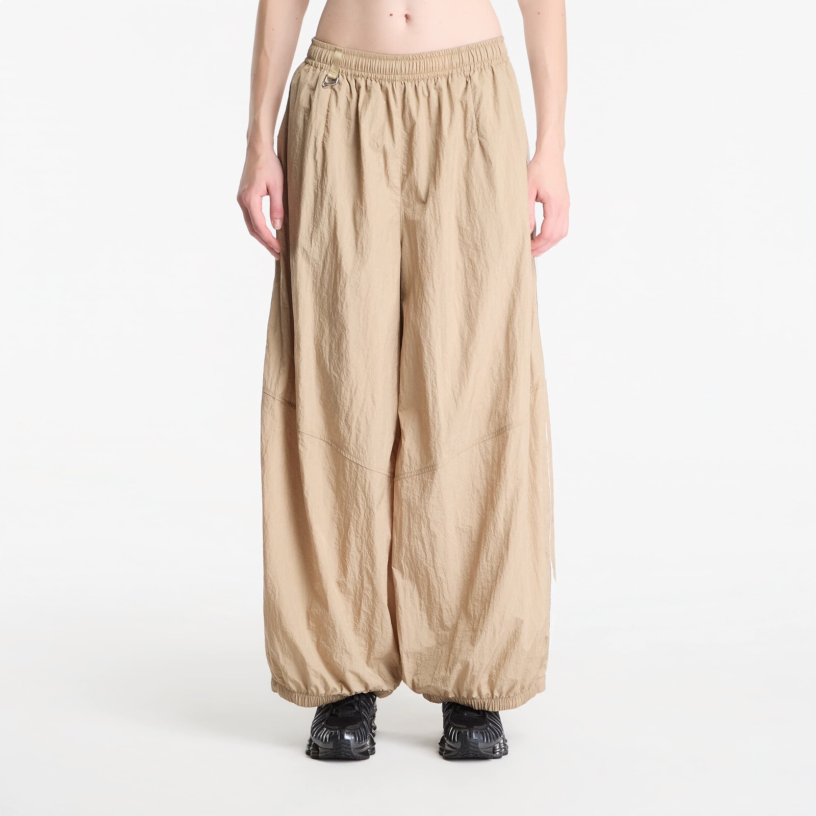 Kalhoty Nike Sportswear Women's Oversized High-Waisted Balloon Track Pants Parachute Beige/ Sail/ Parachute Beige M
