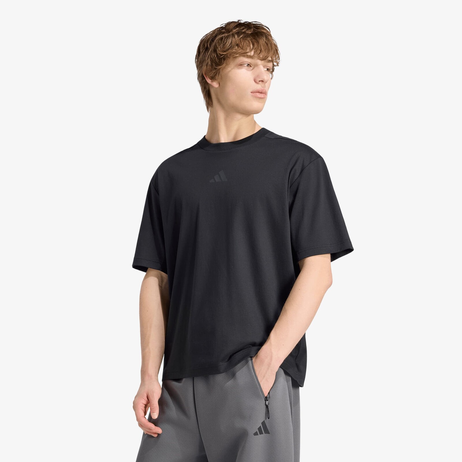 Tričko adidas Z.N.E. Loose Fit T-shirt Black XL